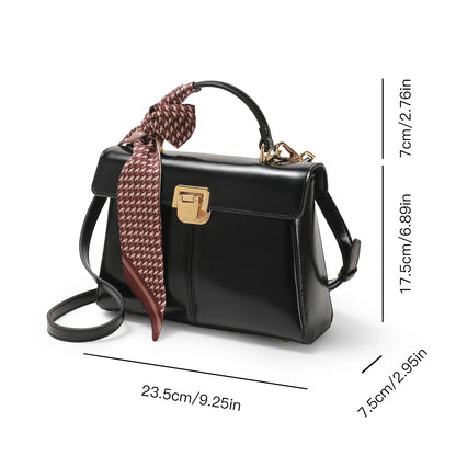 Vellure™ Leather Square Messenger