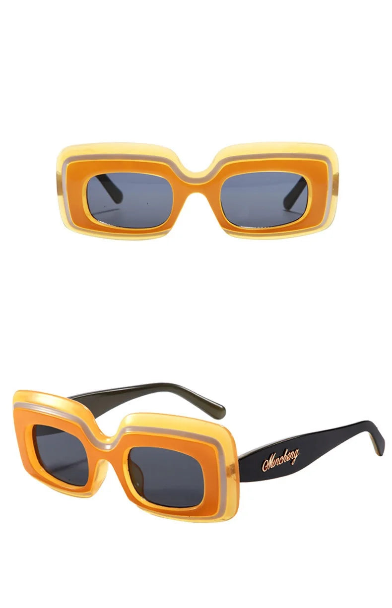 ShadeGame™ Square Luxe Sunnies – Bold Mirror Edition