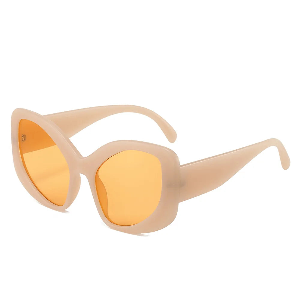 GlamGlint™ Y2K Oversized Cat Eye Sunglasses