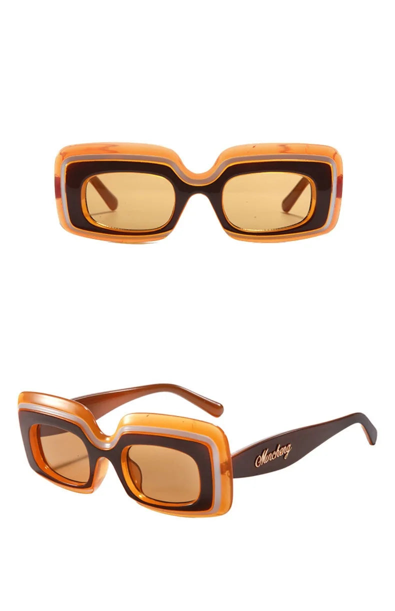 ShadeGame™ Square Luxe Sunnies – Bold Mirror Edition