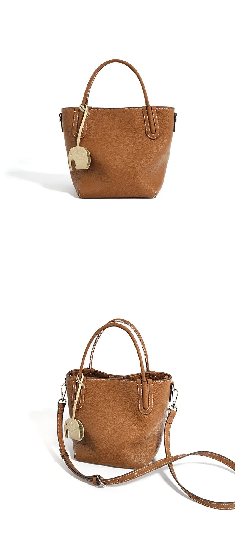 Levo™ Soft Leather Bucket Bag