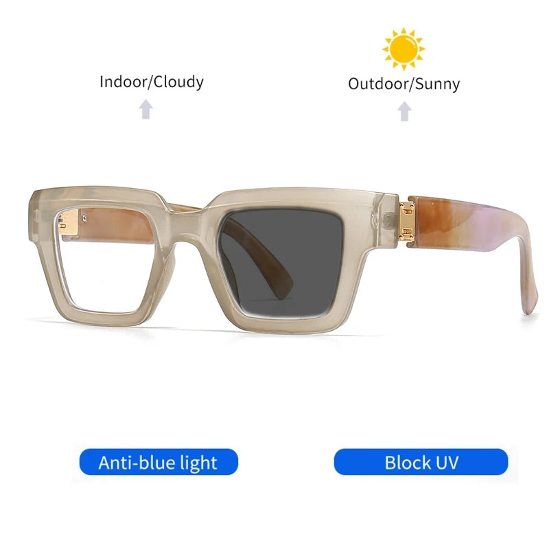 ClarityPop™ Luxe Reading Glasses – Blue Light Blocking + Photochromic