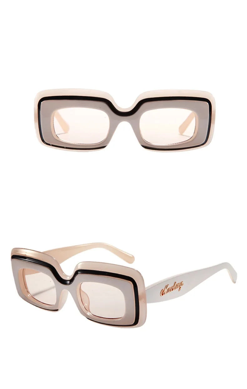 ShadeGame™ Square Luxe Sunnies – Bold Mirror Edition