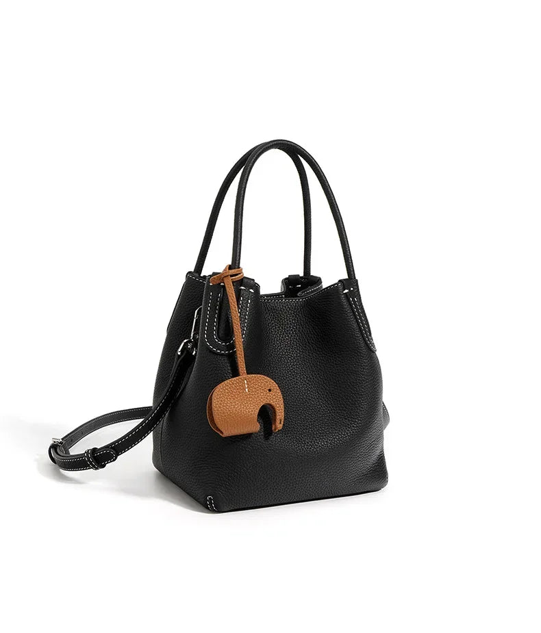 Levo™ Soft Leather Bucket Bag