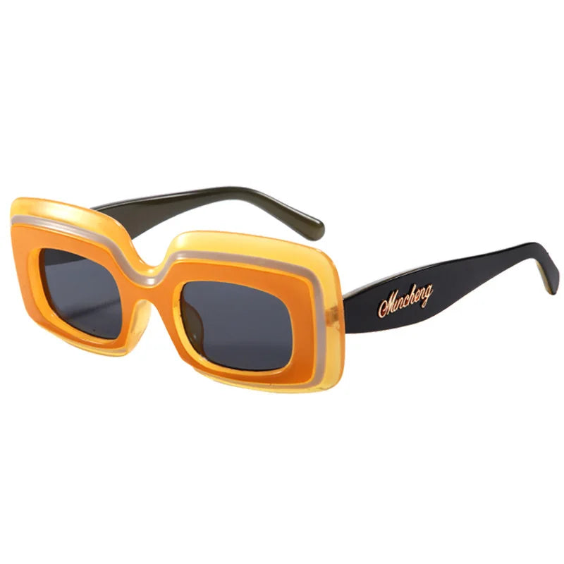 ShadeGame™ Square Luxe Sunnies – Bold Mirror Edition