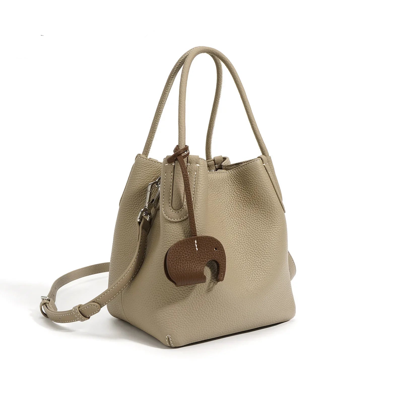 Levo™ Soft Leather Bucket Bag