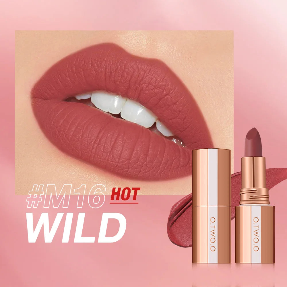 StayLuxe Matte Lipstick – 12HR Waterproof Wear