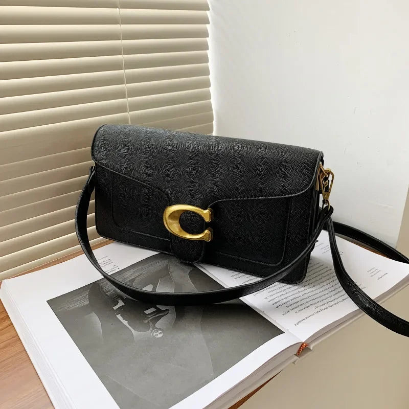 Virelle Classic PU Shoulder Satchel
