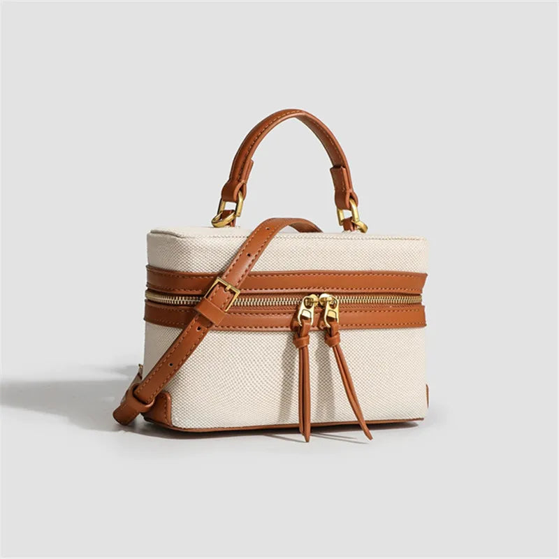 The Structure Edit — Canvas Box Shoulder Bag