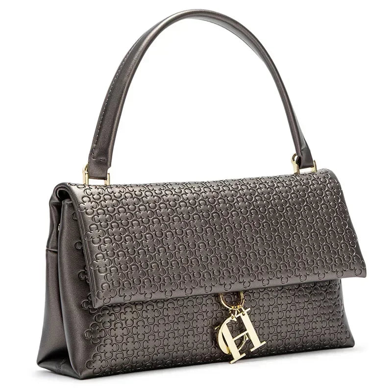 The LuxeBloom™ Chain Shoulder Satchel