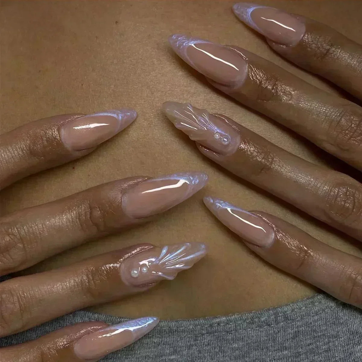 NoirPapillon Press-On Set