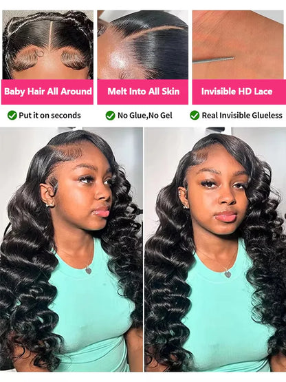 TrueLength Luxe Wig – Full Lace Straight Brazilian Hair (26"+)