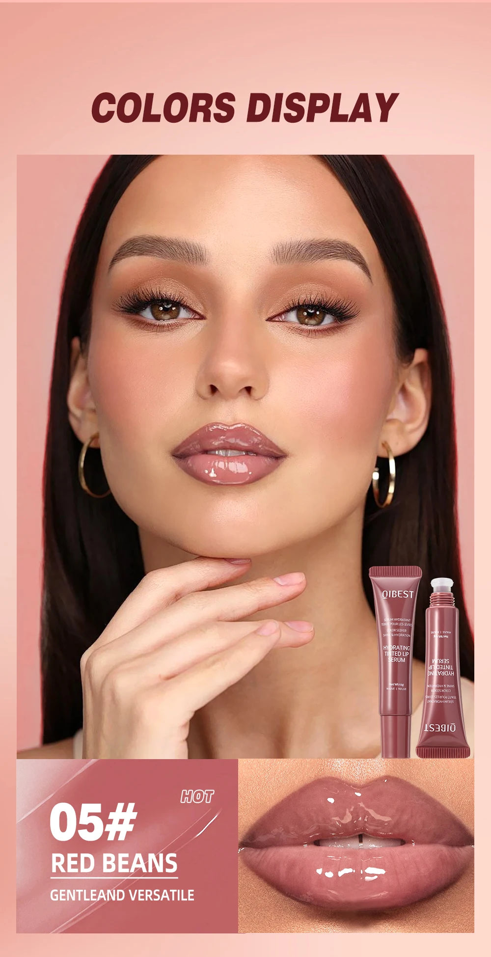 GlossPop Serum Tint – Hydrating Lip Glaze