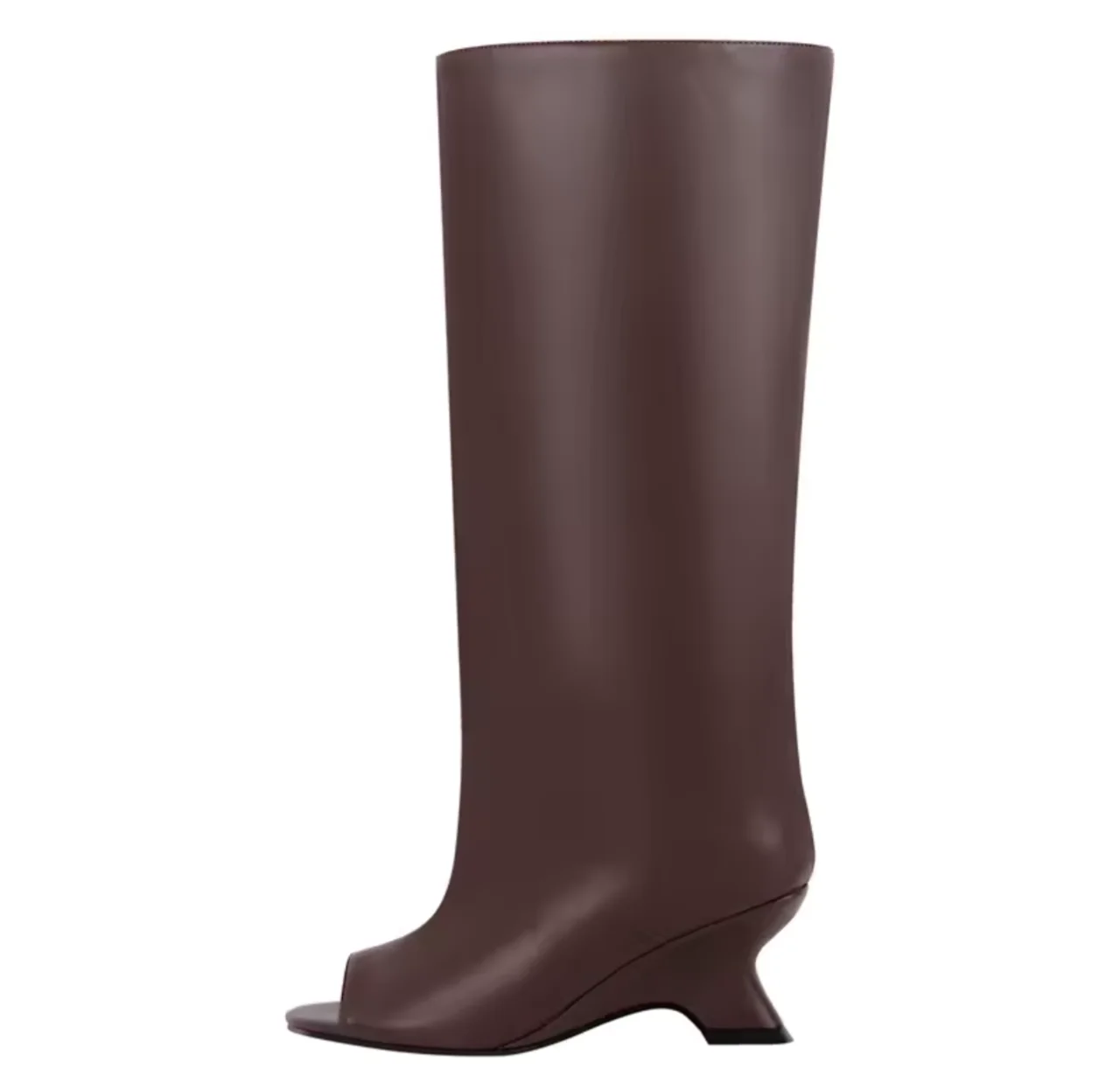 SculptStiletto™ Peep Toe Knee-High Boots