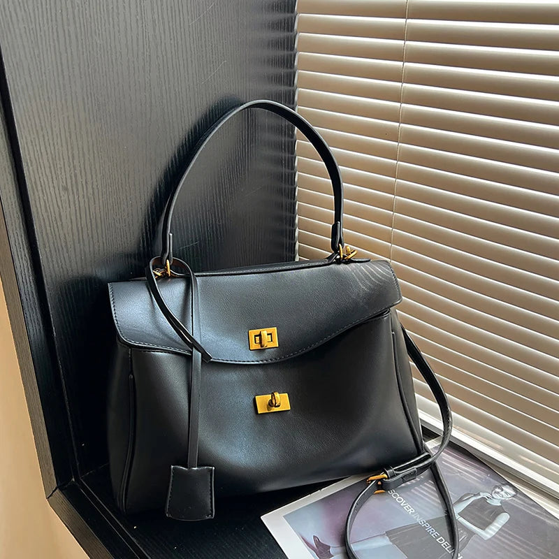 Marcelli Soft-Touch Shoulder Tote