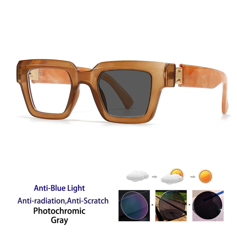 ClarityPop™ Luxe Reading Glasses – Blue Light Blocking + Photochromic