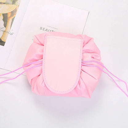 GlamFold Travel Cosmetic Bag – Waterproof Drawstring Pouch
