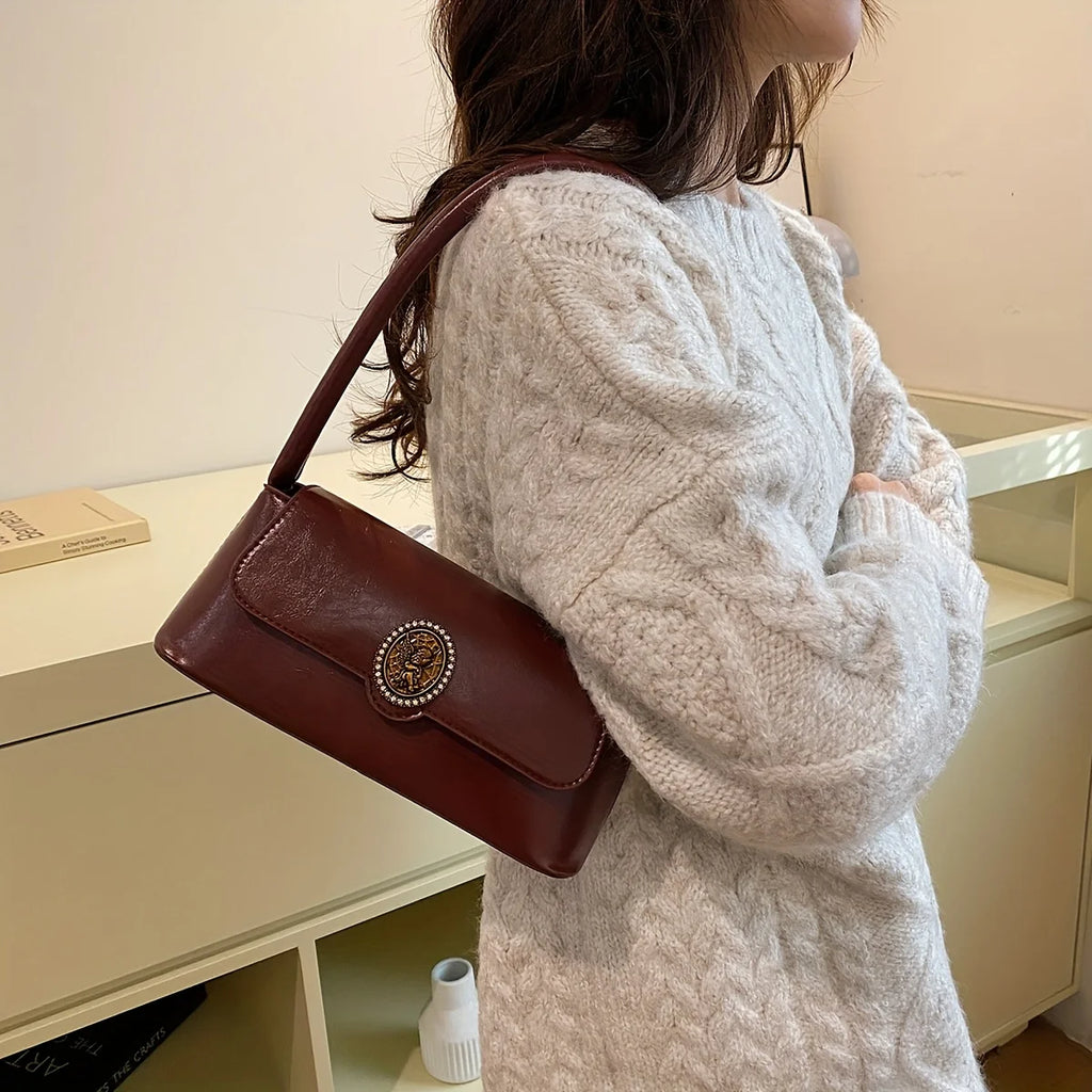 Selene™ Designer Baguette Bag