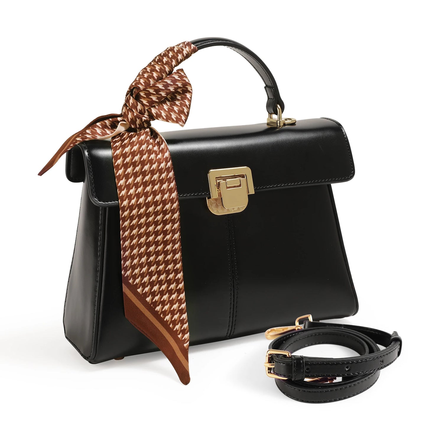 Vellure™ Leather Square Messenger