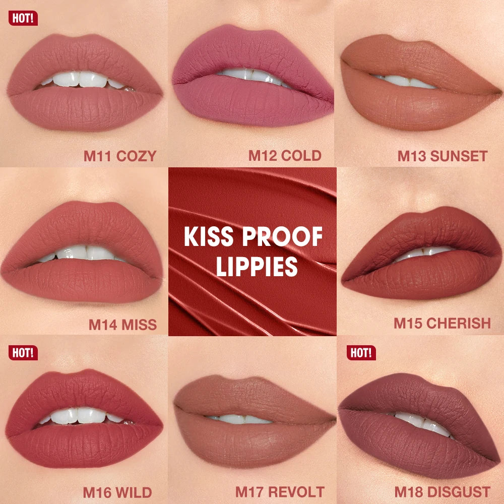 StayLuxe Matte Lipstick – 12HR Waterproof Wear