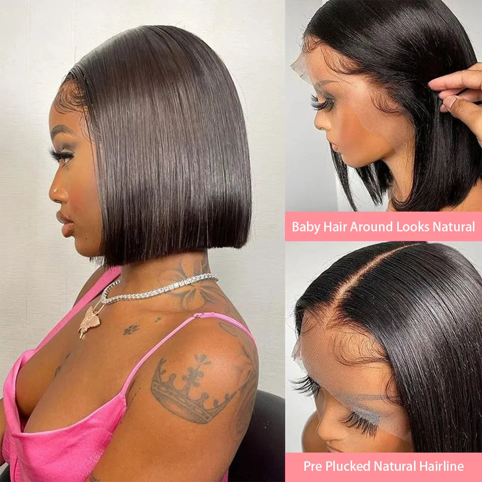 SleekMuse HD Lace Wig – Straight Brazilian Hair (4x4 / 13x4)