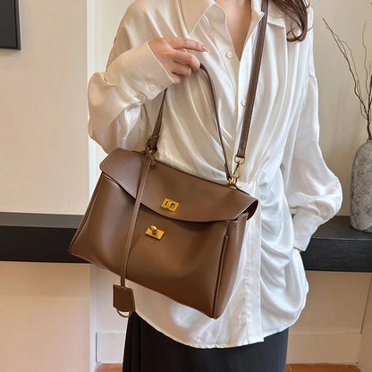 Marcelli Soft-Touch Shoulder Tote