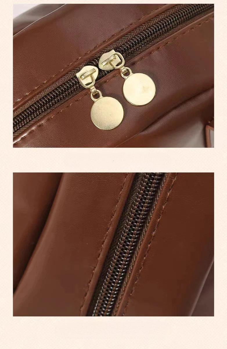 GlowCase™ PU Leather Makeup Bag – Waterproof Edition