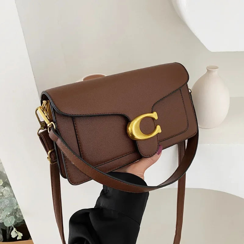 Virelle Classic PU Shoulder Satchel